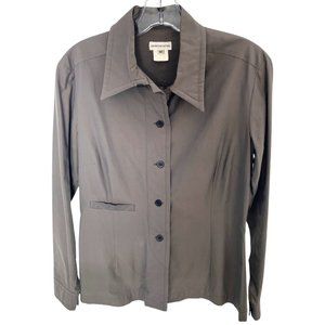 DRIES VAN NOTEN Women's Blouse. Size 40 (8). Gray. High End! Beautiful top!!